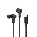 Belkin ROCKSTAR Cuffie Cablato In-ear Musica e Chiamate USB tipo-C Nero