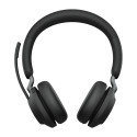 Jabra Evolve2 65, MS Stereo Auricolare Wireless A Padiglione Ufficio USB tipo-C Bluetooth Nero