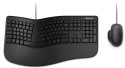 Microsoft Ergonomic Desktop tastiera Mouse incluso USB QWERTZ Tedesco Nero