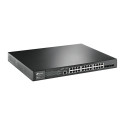 TP-Link TL-SG3428MP switch di rete Gestito L2/L3 Gigabit Ethernet (10/100/1000) Supporto Power over Ethernet (PoE) 1U Nero