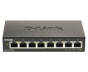 D-Link DGS-1100-08V2 switch di rete Gestito L2 Gigabit Ethernet (10/100/1000) Nero