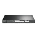 TP-Link TL-SG3428XMP switch di rete Gestito L2/L3 Gigabit Ethernet (10/100/1000) Supporto Power over Ethernet (PoE) 1U Nero