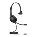 Jabra Evolve2 30, MS Mono Auricolare Cablato A Padiglione Ufficio USB tipo-C Nero